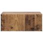 Preview: Wandmontierter Nachttisch Altholz 49 x 34,5 x 20 cm