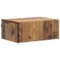 Preview: Wandmontierter Nachttisch 2 Stk. Altholz 49 x 34,5 x 20 cm