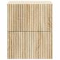 Preview: Wandmontierter Nachttisch Sonoma-Eiche 33 x 34,5 x 40 cm