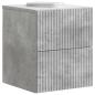 Preview: Wandmontierter Nachttisch Betongrau 33 x 34,5 x 40 cm