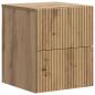 Preview: Wandmontierter Nachttisch Artisan-Eiche 33 x 34,5 x 40 cm