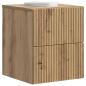 Preview: Wandmontierter Nachttisch Artisan-Eiche 33 x 34,5 x 40 cm