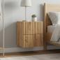 Preview: Wandmontierter Nachttisch 2 stk. Artisan-Eiche