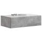 Preview: Wandmontierter Beistelltisch 59 x 34,5 x 17 cm Holzwerkstoff