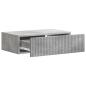 Preview: Wandmontierter Beistelltisch 59 x 34,5 x 17 cm Holzwerkstoff