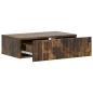 Preview: Wandmontierter Beistelltisch 59 x 34,5 x 17 cm Holzwerkstoff