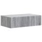 Preview: Wandmontierter Beistelltisch 59 x 34,5 x 17 cm Holzwerkstoff