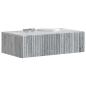 Preview: Wandmontierter Beistelltisch 59 x 34,5 x 17 cm Holzwerkstoff