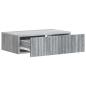 Preview: Wandmontierter Beistelltisch 59 x 34,5 x 17 cm Holzwerkstoff