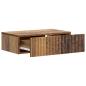 Preview: Wandmontierter Beistelltisch 59 x 34,5 x 17 cm Holzwerkstoff