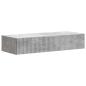 Preview: Wandmontierter Beistelltisch 87,5 x 34,5 x 17 cm Holzwerkstoff