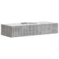 Preview: Wandmontierter Beistelltisch 87,5 x 34,5 x 17 cm Holzwerkstoff