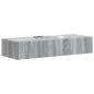 Preview: Wandmontierter Beistelltisch 87,5 x 34,5 x 17 cm Holzwerkstoff
