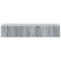 Preview: Wandmontierter Beistelltisch 87,5 x 34,5 x 17 cm Holzwerkstoff