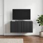 Preview: Wandmontierter TV-Schrank 59,5 x 41 x 30 cm Schwarz