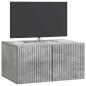 Preview: Wandmontierter TV-Schrank 59,5 x 41 x 30 cm Betongrau