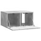 Preview: Wandmontierter TV-Schrank 59,5 x 41 x 30 cm Betongrau