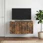 Preview: ARDEBO.de - Wandmontierter TV-Schrank 59,5 x 41 x 30 cm Räuchereiche