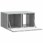 Preview: Wandmontierter TV-Schrank 59,5 x 41 x 30 cm Sonoma-Grau