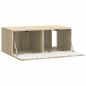 Preview: Wandmontierter TV-Schrank 78,5 x 41 x 30 cm Sonoma-Eiche