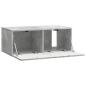 Preview: Wandmontierter TV-Schrank 78,5 x 41 x 30 cm Betongrau
