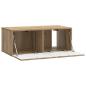 Preview: Wandmontierter TV-Schrank 78,5 x 41 x 30 cm Artisan-Eiche