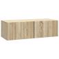 Preview: Wandmontierter TV-Schrank 98 x 41 x 30 cm Sonoma-Eiche