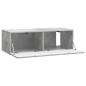 Preview: Wandmontierter TV-Schrank 98 x 41 x 30 cm Betongrau