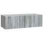 Preview: Wandmontierter TV-Schrank 98 x 41 x 30 cm Sonoma-Grau