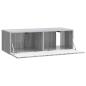 Preview: Wandmontierter TV-Schrank 98 x 41 x 30 cm Sonoma-Grau