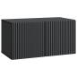 Preview: Wandmontierter TV-Schrank 59,5 x 31 x 30 cm Schwarz