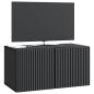 Preview: Wandmontierter TV-Schrank 59,5 x 31 x 30 cm Schwarz