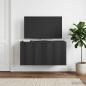 Preview: Wandmontierter TV-Schrank 59,5 x 31 x 30 cm Schwarz