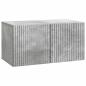 Preview: Wandmontierter TV-Schrank 59,5 x 31 x 30 cm Betongrau