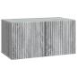 Preview: Wandmontierter TV-Schrank 59,5 x 31 x 30 cm Sonoma-Grau