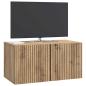 Preview: Wandmontierter TV-Schrank 59,5 x 31 x 30 cm Artisan-Eiche