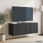 Preview: Wandmontierter TV-Schrank 78,5 x 31 x 30 cm Schwarz