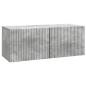 Preview: Wandmontierter TV-Schrank 78,5 x 31 x 30 cm Betongrau