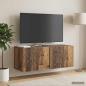 Preview: Wandmontierter TV-Schrank 78,5 x 31 x 30 cm Altholz