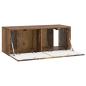 Preview: Wandmontierter TV-Schrank 78,5 x 31 x 30 cm Altholz