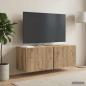 Preview: ARDEBO.de - Wandmontierter TV-Schrank 78,5 x 31 x 30 cm Artisan-Eiche