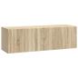 Preview: Wandmontierter TV-Schrank 98 x 31 x 30 cm Sonoma-Eiche