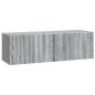 Preview: Wandmontierter TV-Schrank 98 x 31 x 30 cm Sonoma-Grau