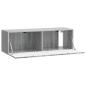 Preview: Wandmontierter TV-Schrank 98 x 31 x 30 cm Sonoma-Grau