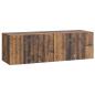 Preview: Wandmontierter TV-Schrank 98 x 31 x 30 cm Altholz Holzwerkstoff