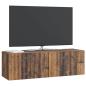 Preview: Wandmontierter TV-Schrank 98 x 31 x 30 cm Altholz Holzwerkstoff