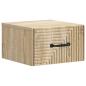 Preview: Wandmontierter Nachttisch Sonoma-Eiche 34,5 x 33 x 20 cm