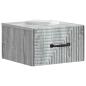 Preview: Wandmontierter Nachttisch 2 Stk. Sonoma-Grau 34,5 x 33 x 20 cm