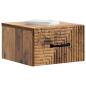 Preview: Wandmontierter Nachttisch Altholz 34,5 x 33 x 20 cm