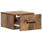 Preview: Wandmontierter Nachttisch Altholz 34,5 x 33 x 20 cm